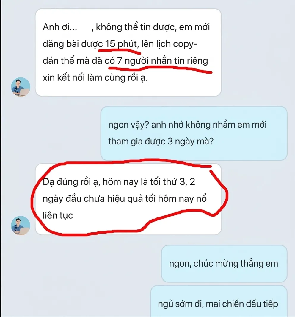 Bằng chứng kết quả Affiliate 2